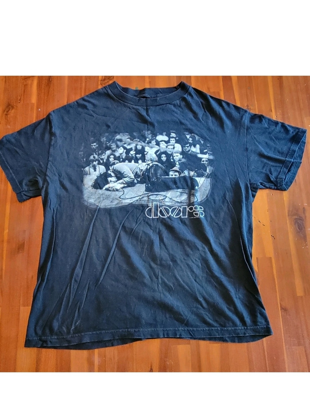 THE DOORS Stage Photo Tshirt Vintage 2000 Tag Missing True Size Unknown